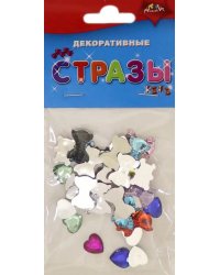 Декоративные стразы, 10x15 мм, 20 штук