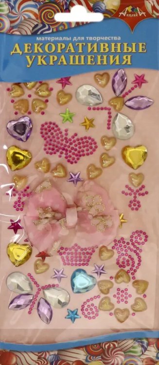 Декоративные украшения. Цветочки и бантик 2 Декоративные украшения. Цветочки и бантик 2