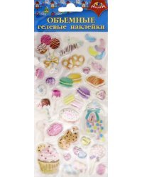 Объемные гелевые наклейки "Вкусняшки"