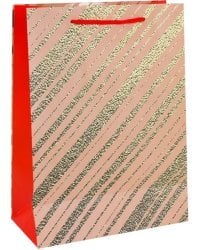 Пакет подарочный "Красное сияние", 18х24х8,5 см