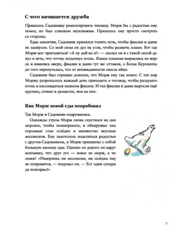 Морж и фиалки