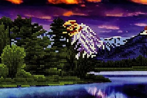 Алмазная мозаика. Скрывающийся гепард Алмазная мозаика. Скрывающийся гепард