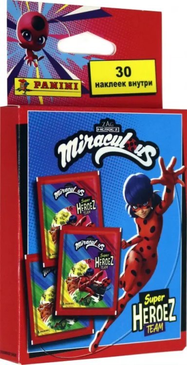 Блистер с наклейками Panini "Леди Баг и Супер-кот" (6 пакетиков наклеек) Блистер с наклейками Panini "Леди Баг и Супер-кот" (6 пакетиков наклеек)