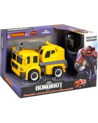 Трансформер-конструктор с отвёрткой 2 в 1. Bondibot. Автокран-робот