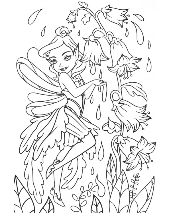 Макси-раскраска. Волшебные феи