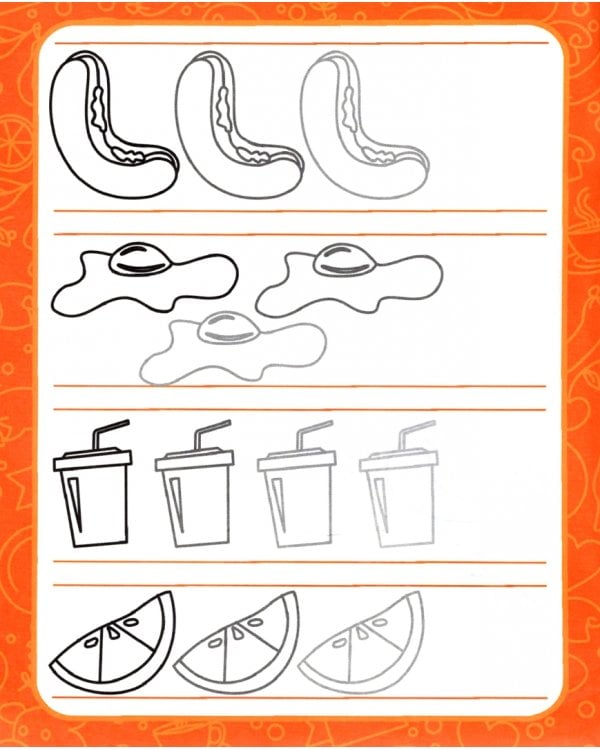 Креативные прописи. Фастфуд