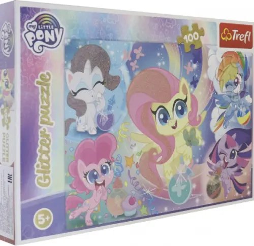 Пазл. Блестящие пони, 100 элементов Пазл. Блестящие пони, 100 элементов
