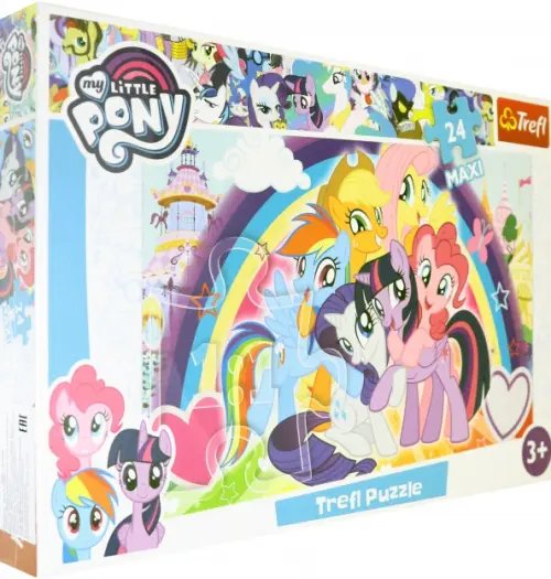 Пазл-maxi. Счастливые пони, 24 элемента Пазл-maxi. Счастливые пони, 24 элемента