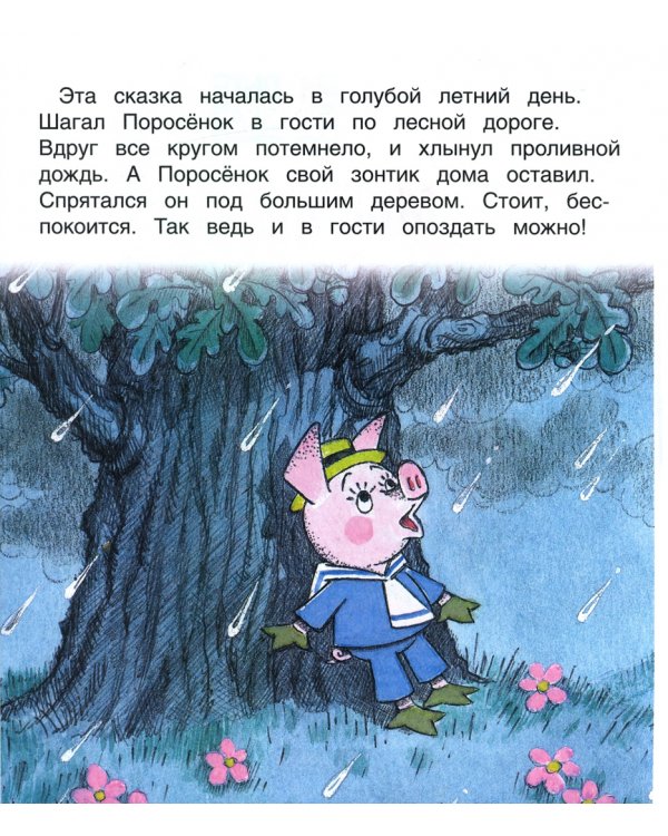 Мой друг зонтик. Книжка с крупными буквами