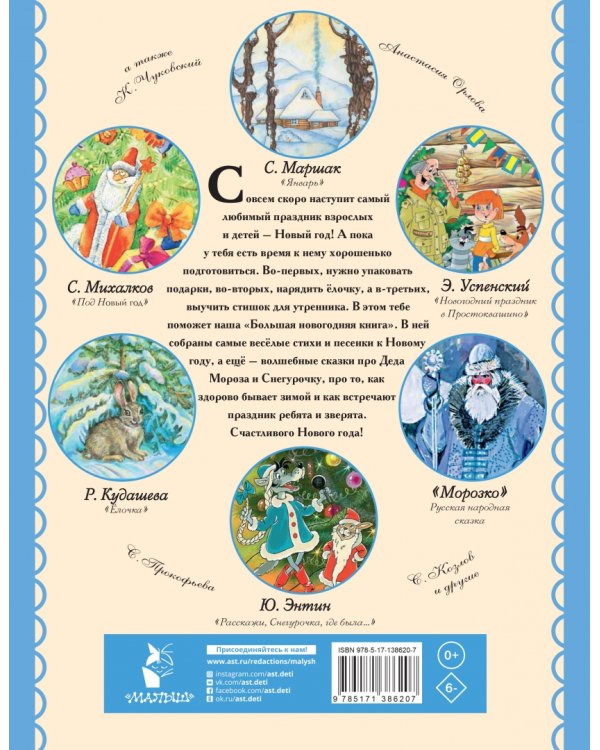 Большая новогодняя книга. Сказки и стихи