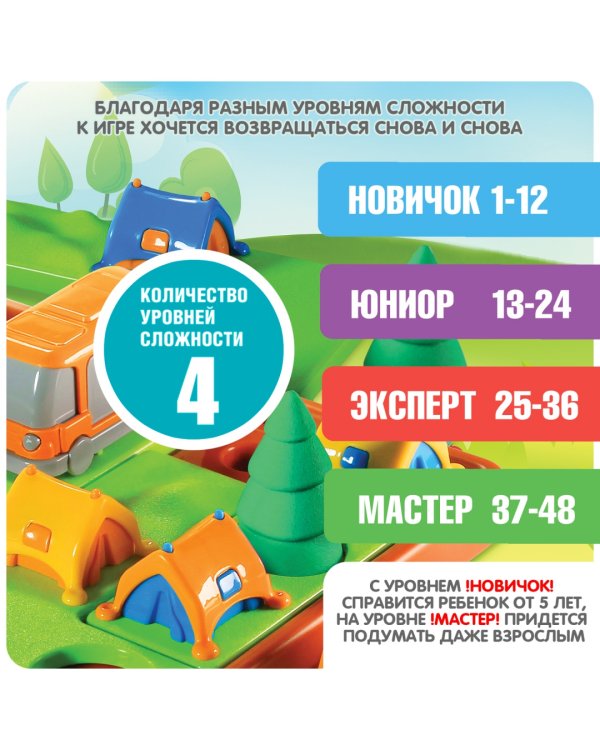 Игра логическая. БондиЛогика. Палаточный городок. Загадки местности