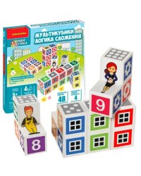 Игра логическая. БондиЛогика. Мульткубики. Логика сложения