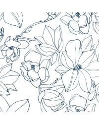 Упаковочная бумага "Magnolias", глянец, 70x100 см, 90 г/м2