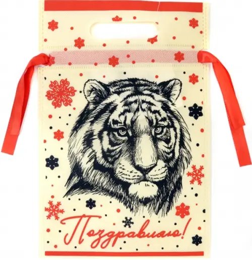 Мешочек &quot;Поздравляю&quot;, 20х30х0,2 см