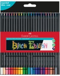 Карандаши цветные "Black Edition", 24 цветов