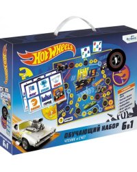 Обучающий набор 6 в 1 "Hot wheels. Чтение и счёт 2 ступень"