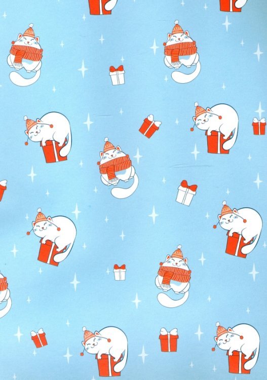 Бумага упаковочная "Mur-Mur", 70x100 см Бумага упаковочная "Mur-Mur", 70x100 см