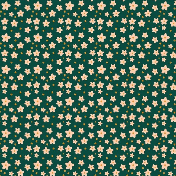 Бумага упаковочная "Ромашки", 70x100 см, 1 лист