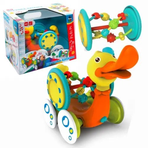 Игрушка-каталка. Утка