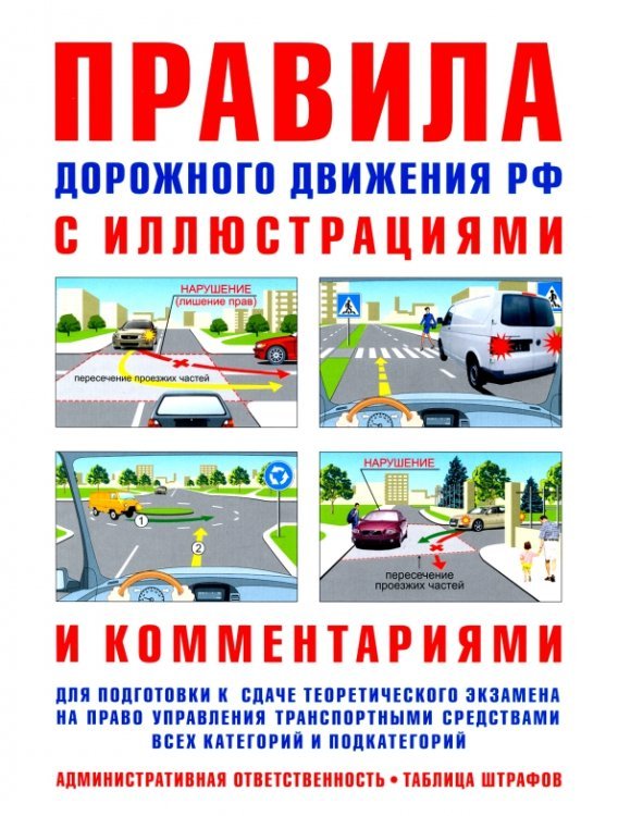 ПДД с иллюстрациями и комментариями. Ответственность водителей (таблица штрафов и наказаний)