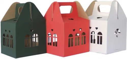 Коробки подарочные "Дом № 1", 230x150x150 мм, 3 штуки Коробки подарочные "Дом № 1", 230x150x150 мм, 3 штуки