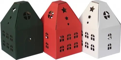 Коробки подарочные &quot;Дом № 1&quot;, 255x150x150 мм, 3 штуки