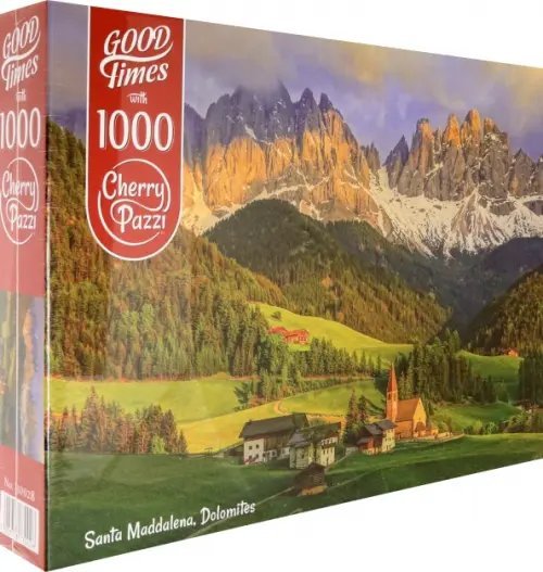 Пазл. Санта-Маддалена, Доломиты, 1000 элементов Пазл. Санта-Маддалена, Доломиты, 1000 элементов