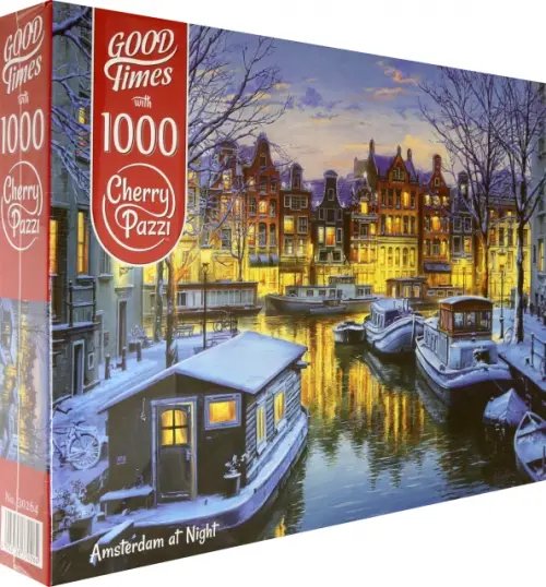 Пазл. Амстердам ночью, 1000 элементов Пазл. Амстердам ночью, 1000 элементов