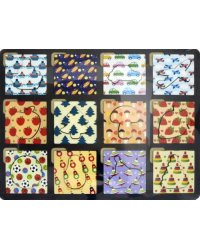 Доска Сегена на подложке. Предметы, 24 детали