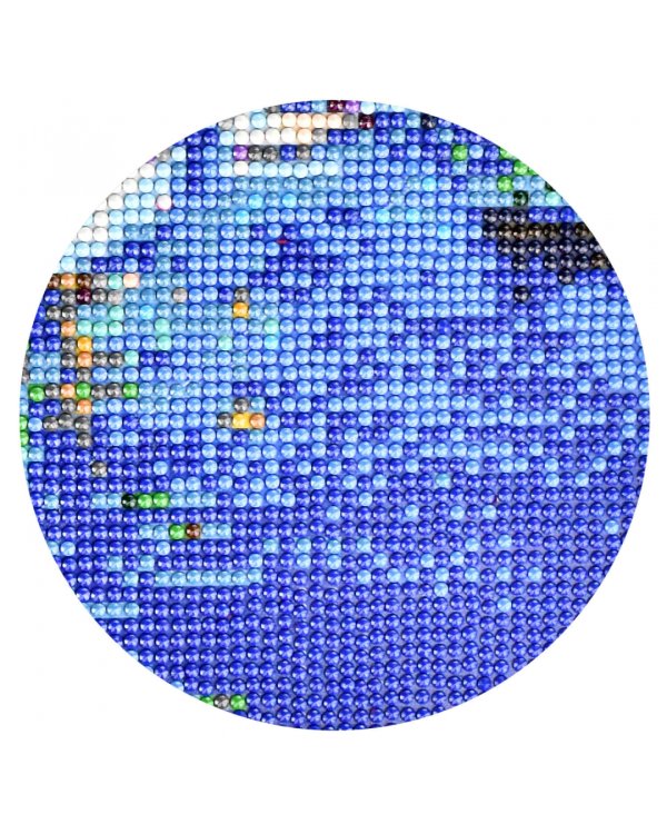 Алмазная мозаика. Красочный хамелеон, 30x30 см