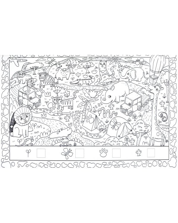 Макси-виммель раскраска. Для мальчиков