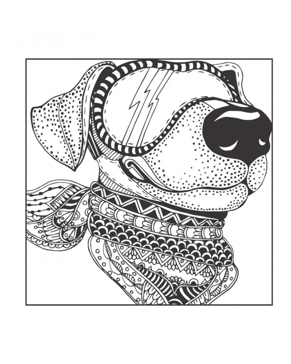 Собачки. Рисунки для медитаций