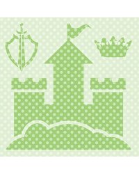 Трафарет для рисунка &quot;Замок&quot;, 100x100 мм