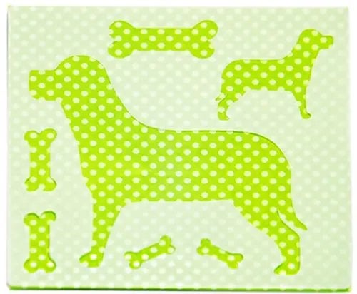 Трафарет для рисунка "Собаки", 100x100 мм Трафарет для рисунка "Собаки", 100x100 мм