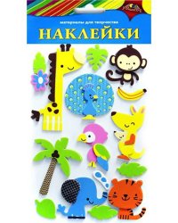 Материалы для творчества "Наклейки. Зверята"