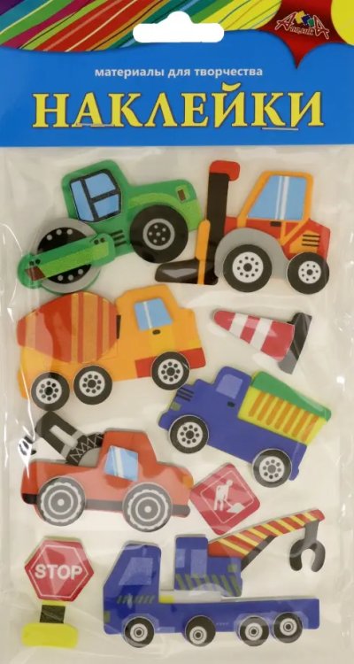 Материалы для творчества "Наклейки. Машины" Материалы для творчества "Наклейки. Машины"