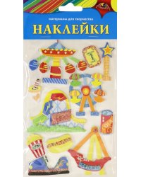 Материалы для творчества "Наклейки. Парк развлечений"