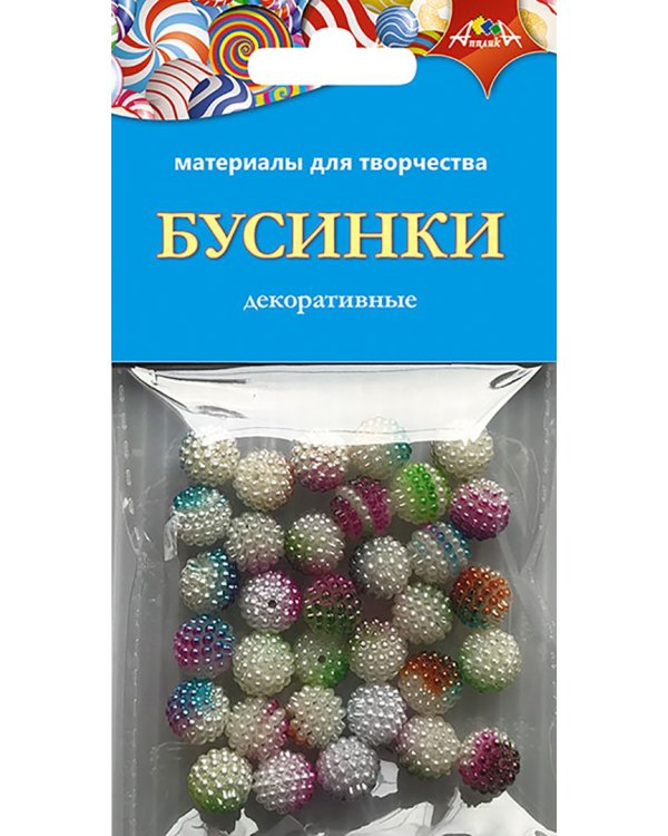 Материалы для творчества "Бусинки декоративные. Ежевика 1"