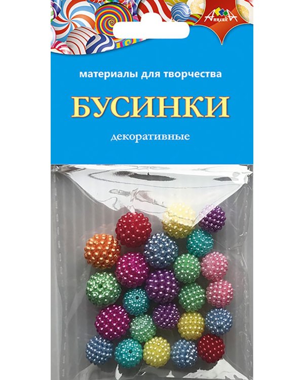 Материалы для творчества "Бусинки декоративные. Ежевика 2"