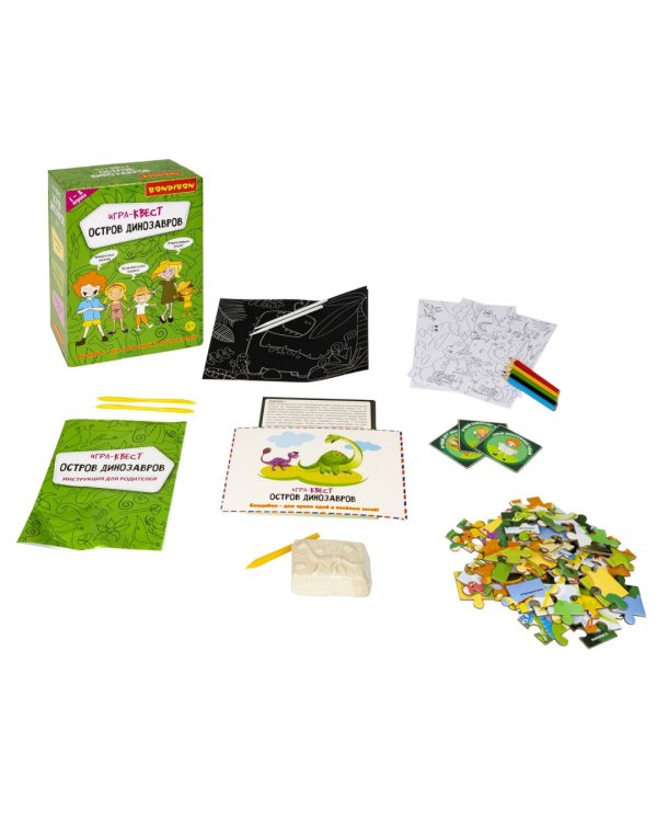 Настольная игра-квест. Остров динозавров