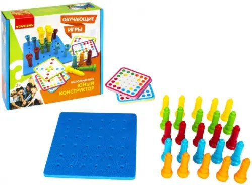 Настольная обучающая игра. Юный конструктор Настольная обучающая игра. Юный конструктор