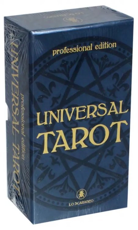 Обложка книги «Универсальное профессиональное Таро (карты + инструкция)», ISBN 9788865275207