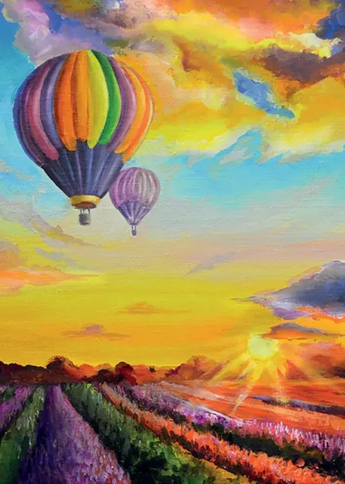 Алмазные узоры. На воздушном шаре Алмазные узоры. На воздушном шаре