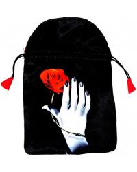 Мешочек для карт Таро. Роза в руке, готика