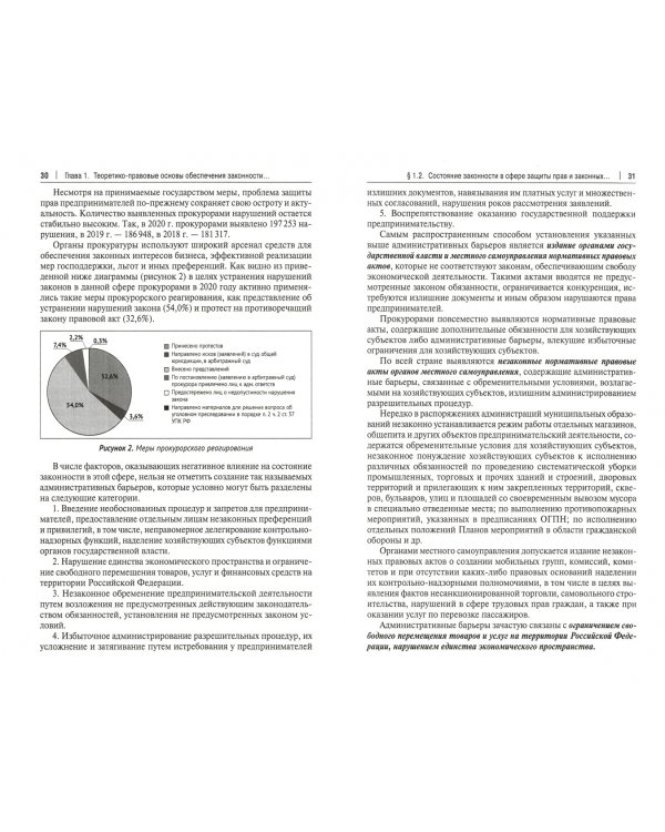 Защита прокурором прав и законных интересов субъектов предпринимательской деятельности. Монография
