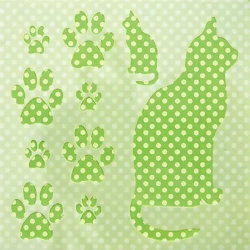 Трафарет &quot;Кошечки&quot;, 180 мкм, 100x100 мм