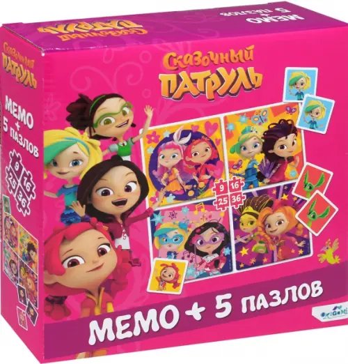 Мемо + 5 пазлов. Сказочный патруль Мемо + 5 пазлов. Сказочный патруль