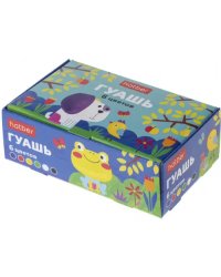 Гуашь &quot;Щенок&quot;, 6 цветов, 25 грамм