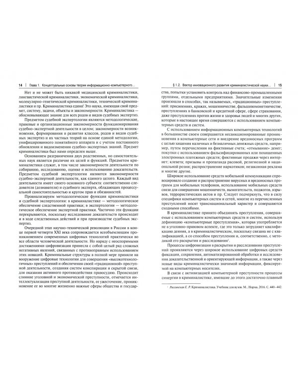 Теория информационно-компьютерного обеспечения криминалистической деятельности. Монография