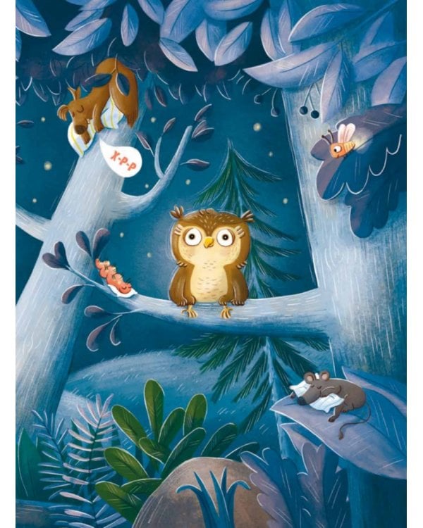 Кто подружится с совой? Колыбельная в стихах для непосед